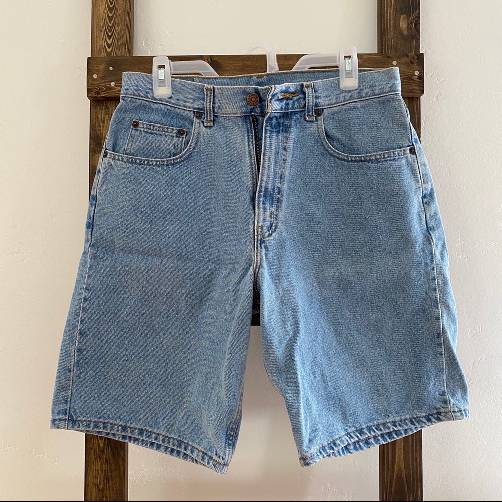 Loose Fit Jean Shorts